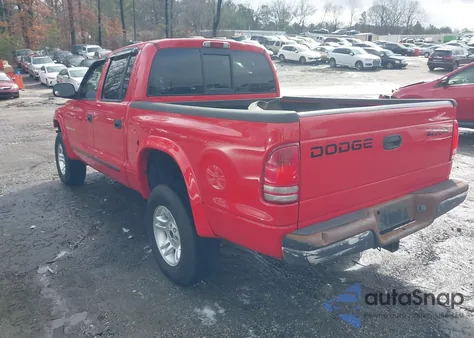 2002 Dodge Dakota Slt from USA, damaged, VIN 1B7HG48N72S564130